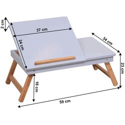 Подставка для ноутбука Tempo Kondela Melten (White/Natural) Thumb