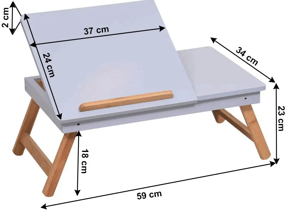 Подставка для ноутбука Tempo Kondela Melten (White/Natural)