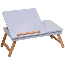 Suport pentru laptop Tempo Kondela Melten (White/Natural)