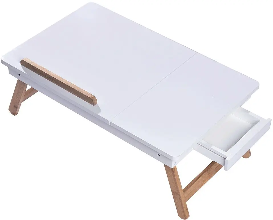 Подставка для ноутбука Tempo Kondela Melten (White/Natural)