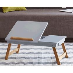 Подставка для ноутбука Tempo Kondela Melten (White/Natural) Thumb