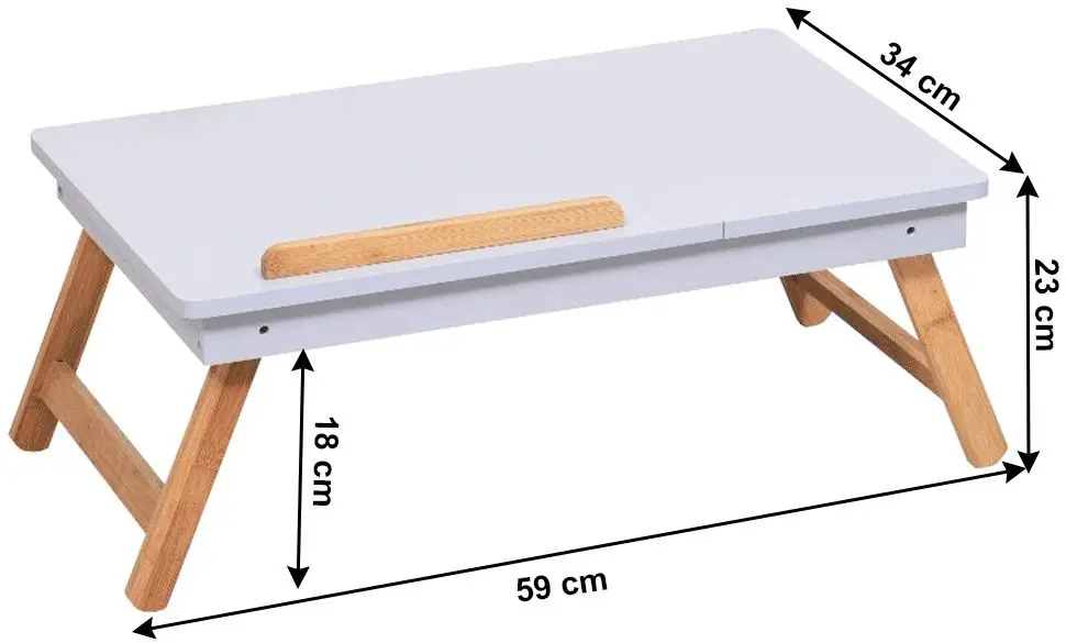 Подставка для ноутбука Tempo Kondela Melten (White/Natural)