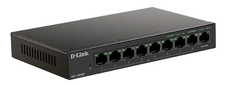 Comutator PoE D-Link DES-1009MP (Black)