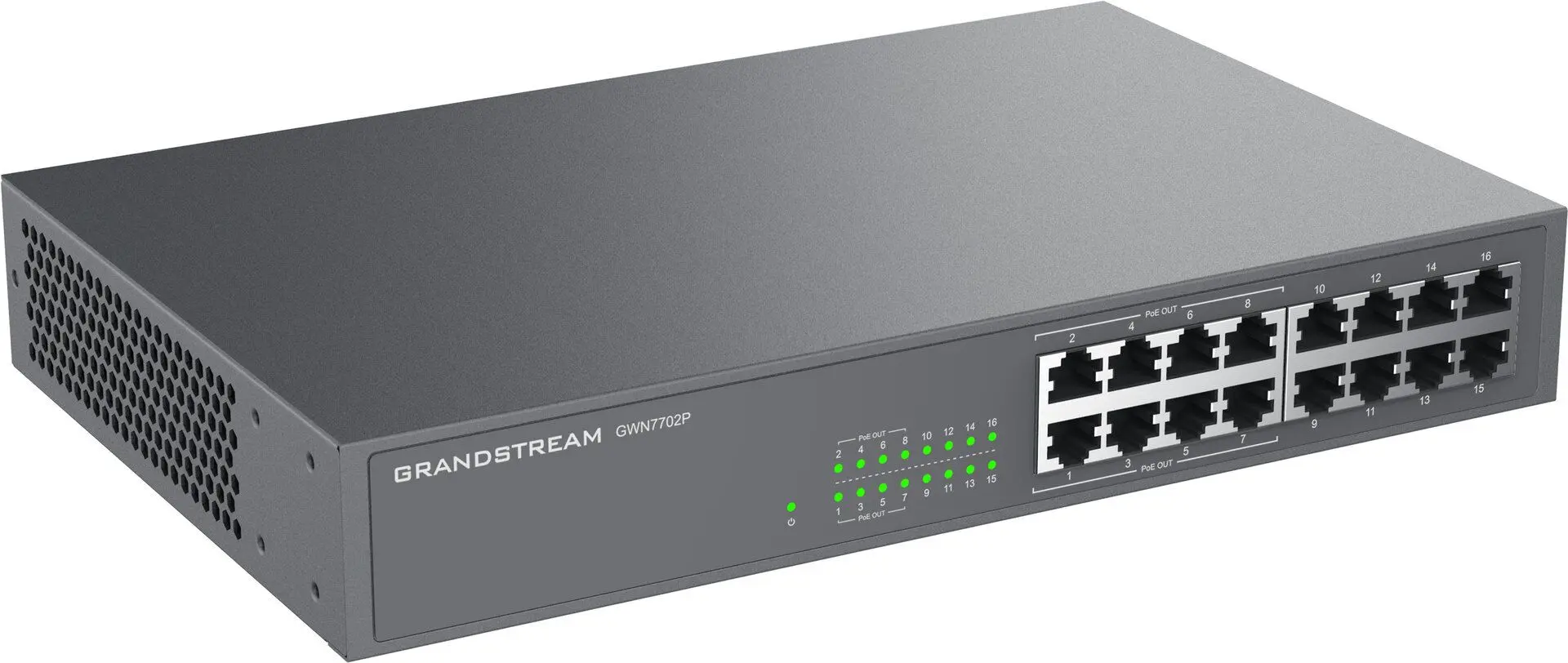 Коммутатор PoE Grandstream GWN7702P (Grey)