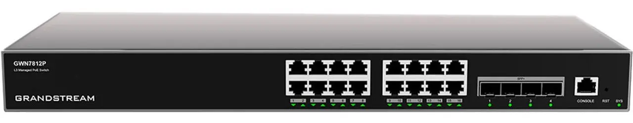 Comutator PoE Grandstream GWN7812P (Black)