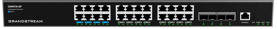 Коммутатор PoE Grandstream GWN7813P (Black)