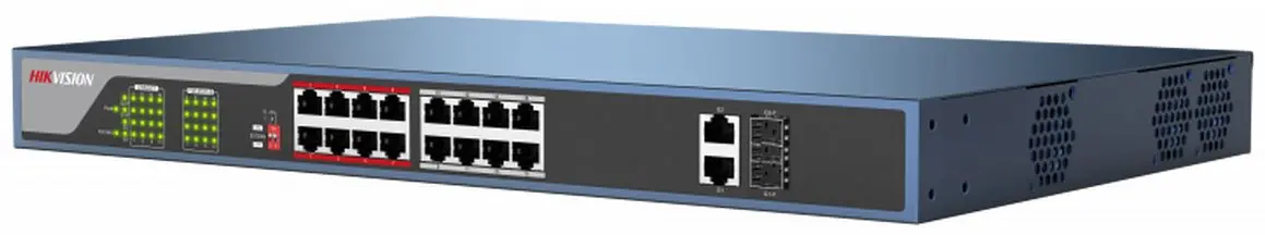Comutator PoE Hikvision DS-3E1318P-E (Blue) - 2