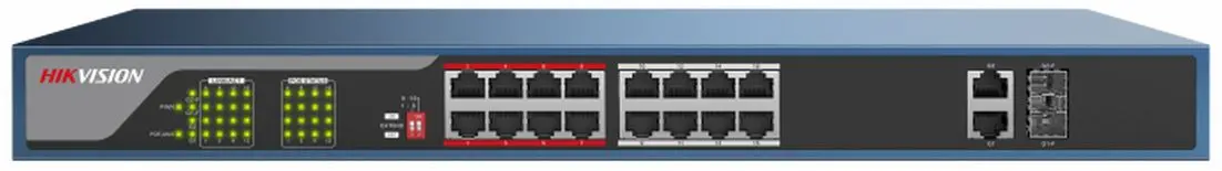 Comutator PoE Hikvision DS-3E1318P-E (Blue)