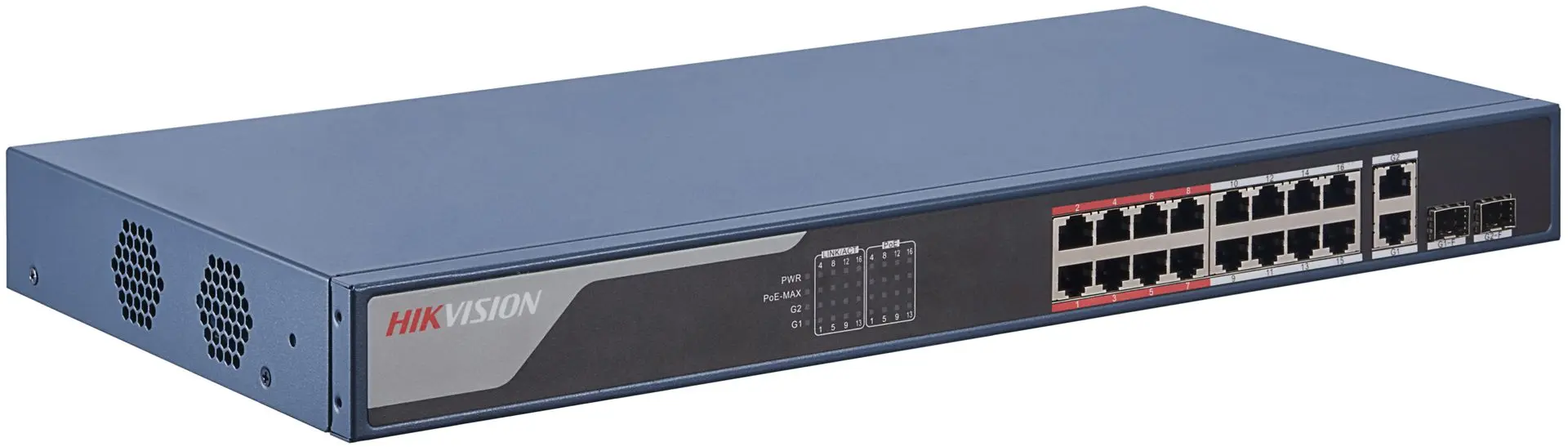 Comutator PoE Hikvision DS-3E1318P-EI (Blue)