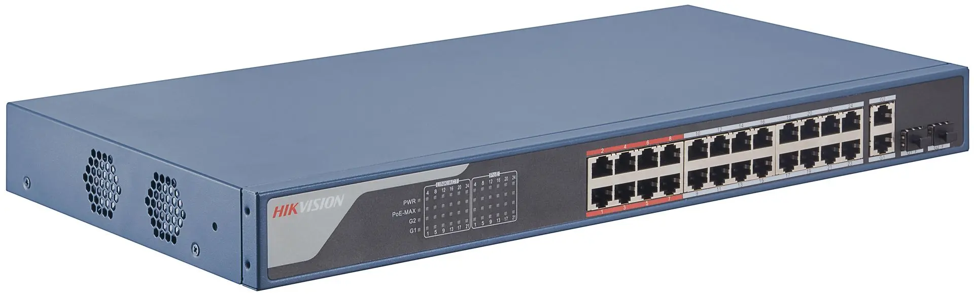 Comutator PoE Hikvision DS-3E1326P-EI (Blue)
