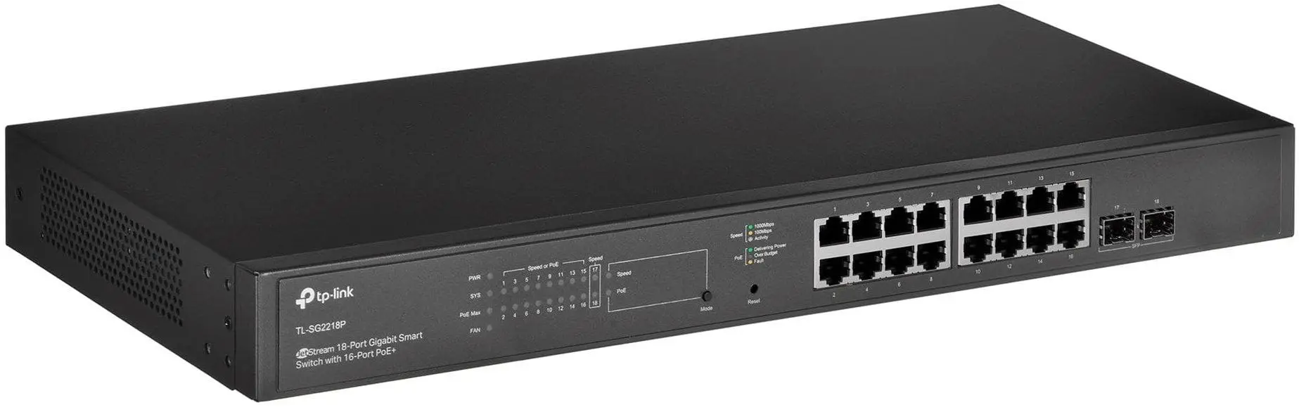 Comutator PoE Tp-Link TL-SG2218P (Black)