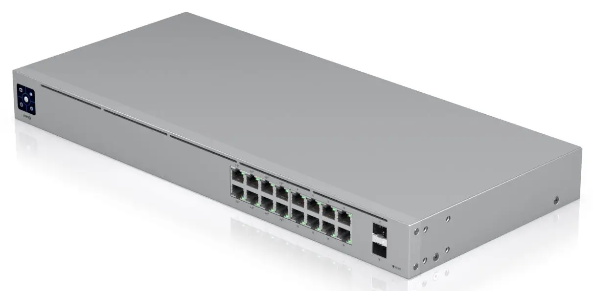Коммутатор PoE Ubiquiti UniFi Switch 16 PoE (Silver) - 2