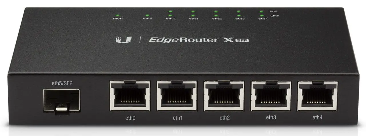 Маршрутизатор PoE Ubiquiti EdgeRouter X SFP (Black) - 2