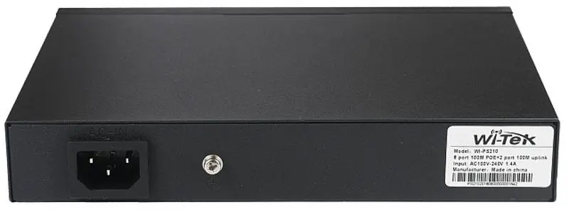 Коммутатор PoE Wi-Tek WI-PS210H (Black) - 2