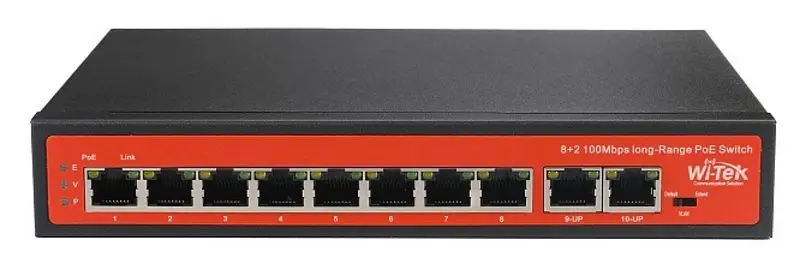 Коммутатор PoE Wi-Tek WI-PS210H (Black)