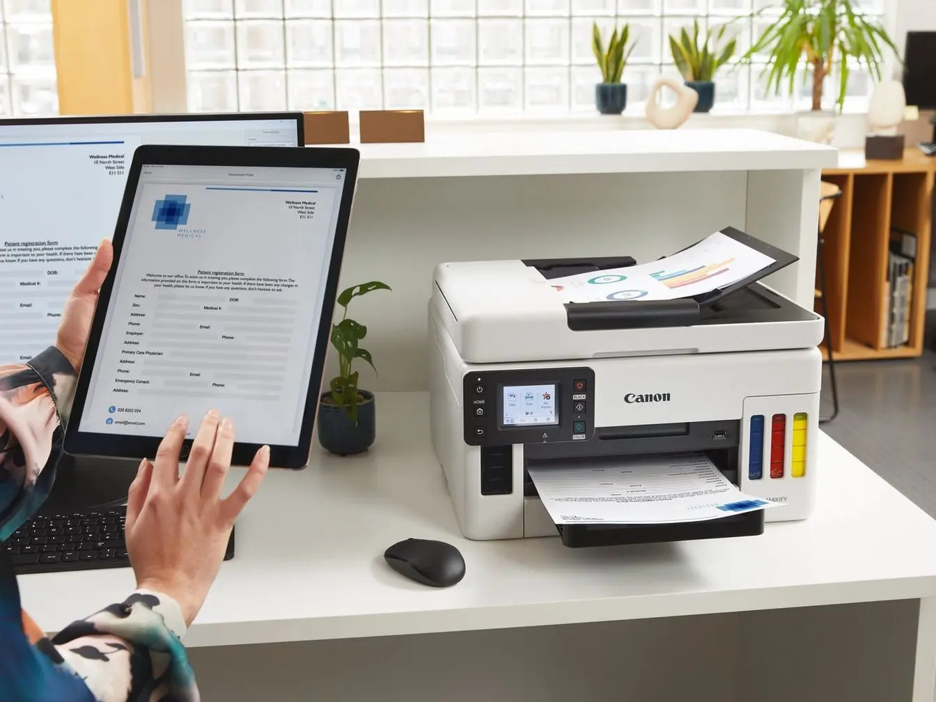 Multifunctional Canon Maxify GX6050 (White/Black)