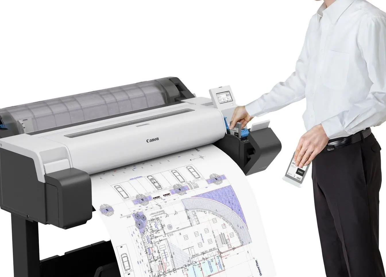 Plotter Canon imagePROGRAF TM-340 (Silver/Black)