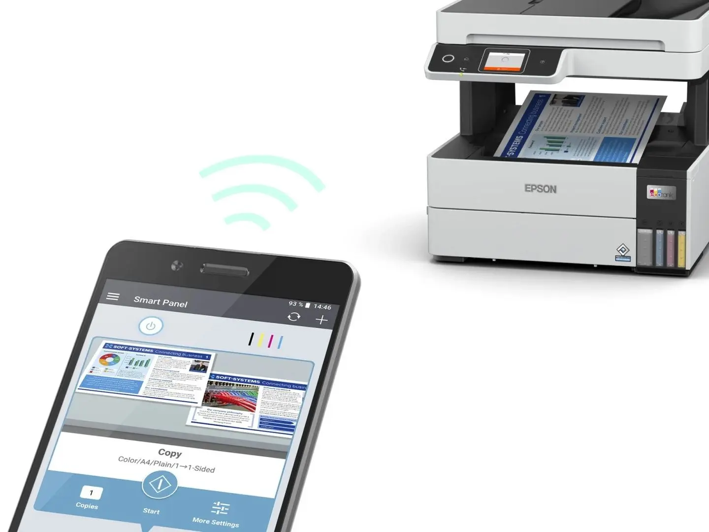 МФУ Epson EcoTank ET-5170 (White/Black)