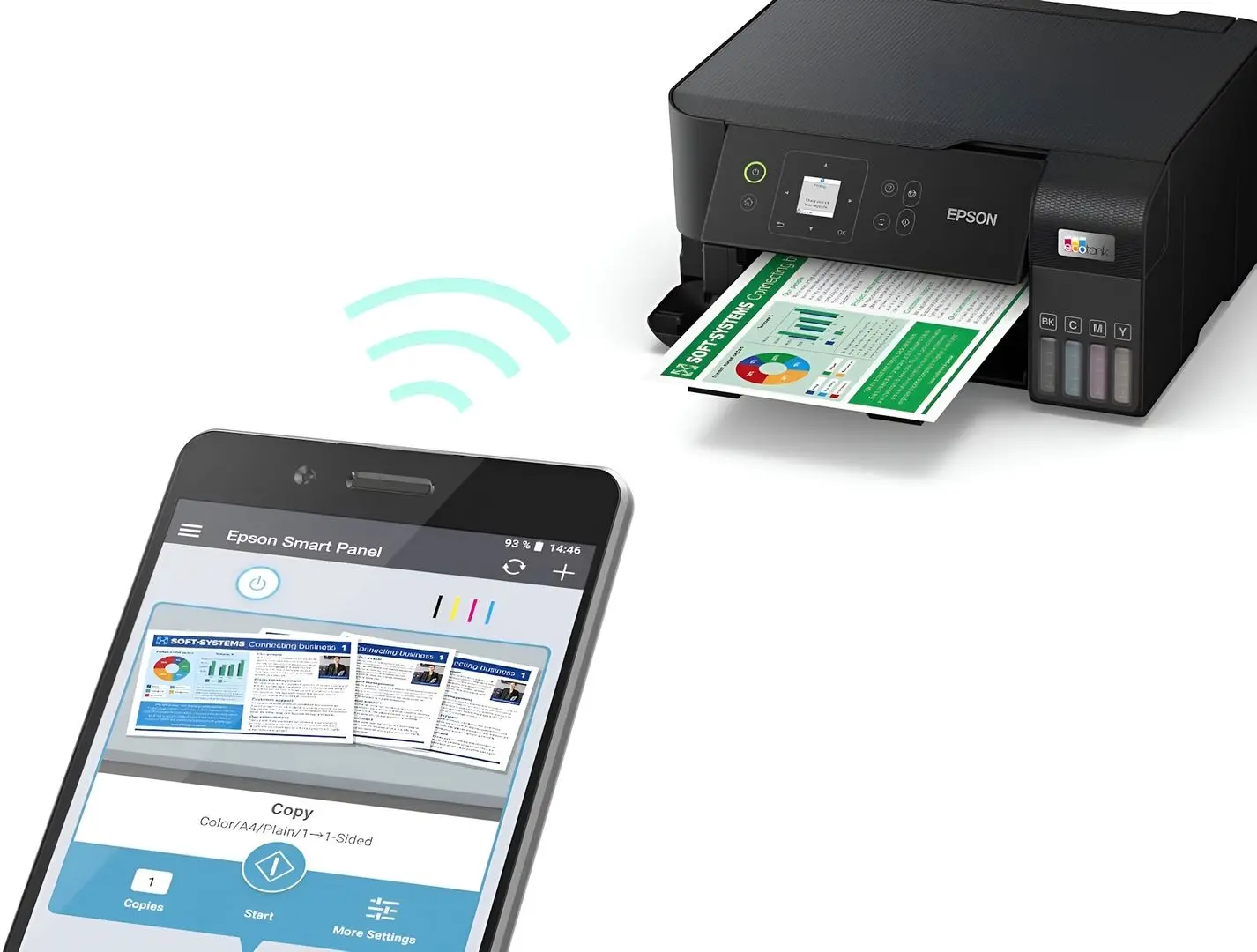 Multifuncțional Epson EcoTank L3560 (Black) - 3