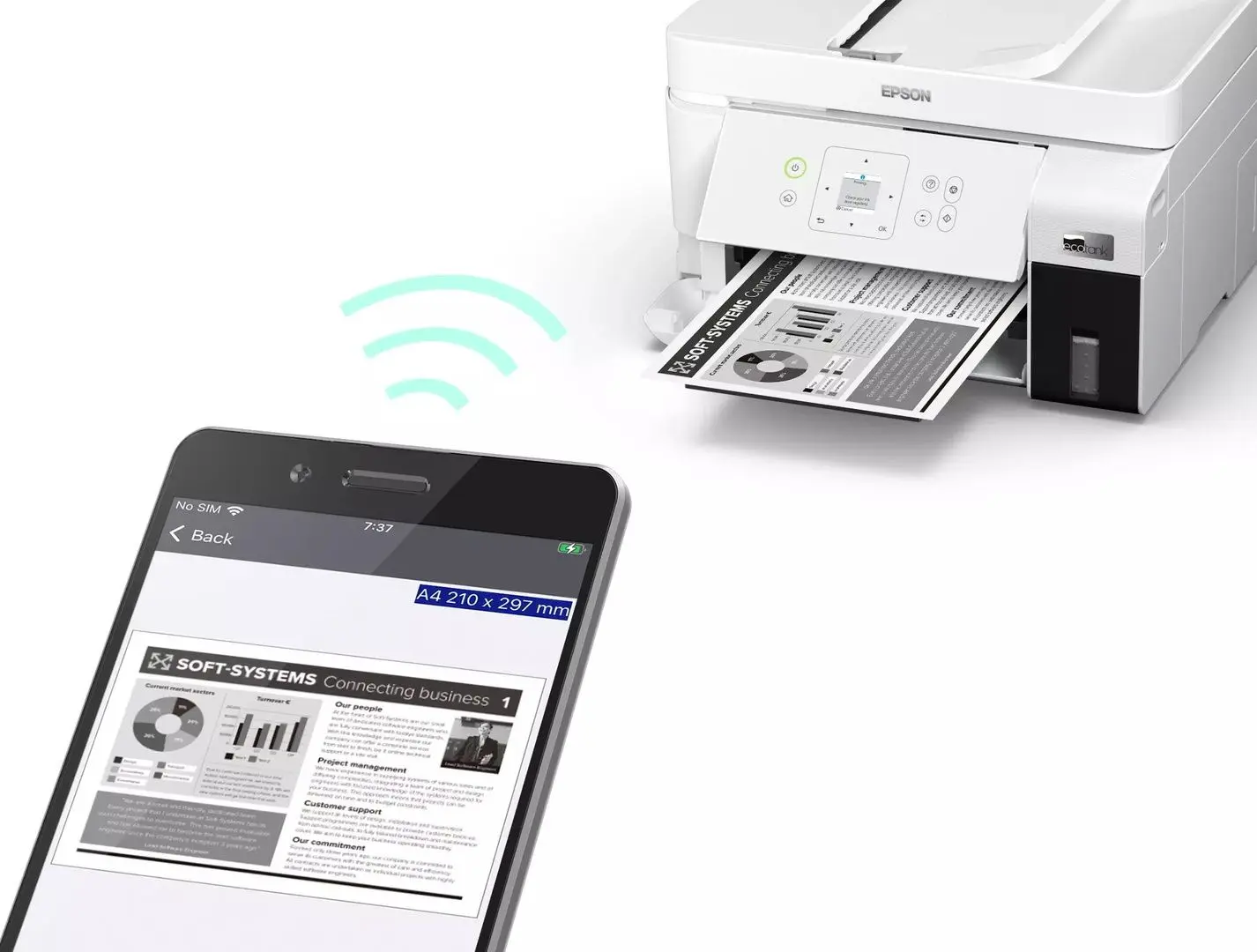 Multifunctional Epson EcoTank M2050 (White)