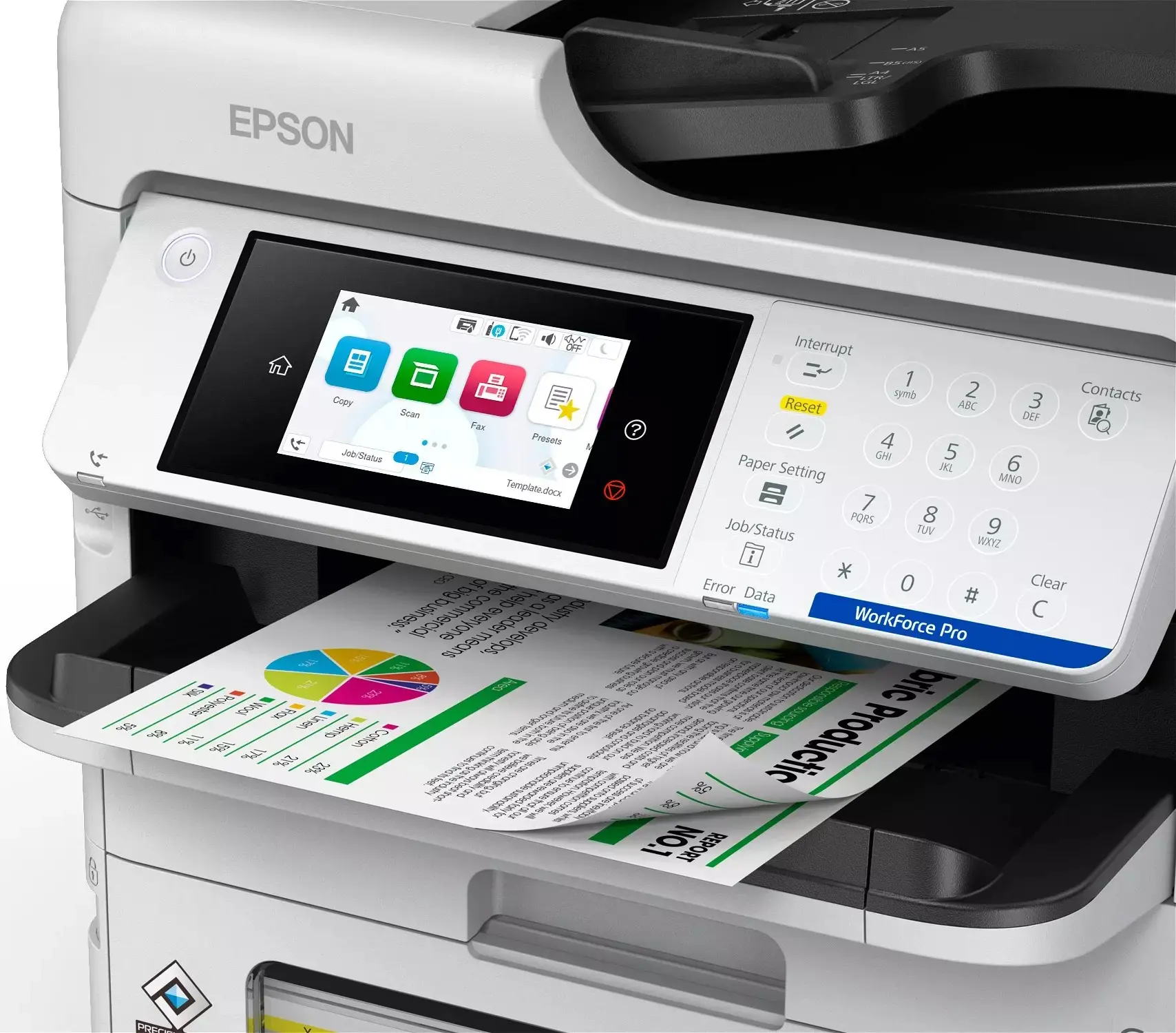 Multifunctional Epson WorkForce Pro EM-C800RDWF (White)