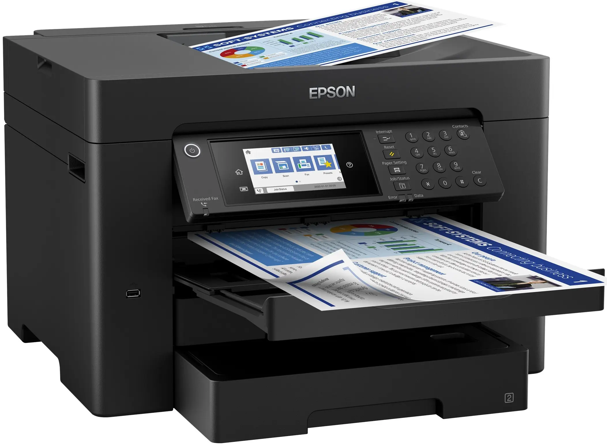 Multifunctional Epson WorkForce WF-7830DTWF (Black)