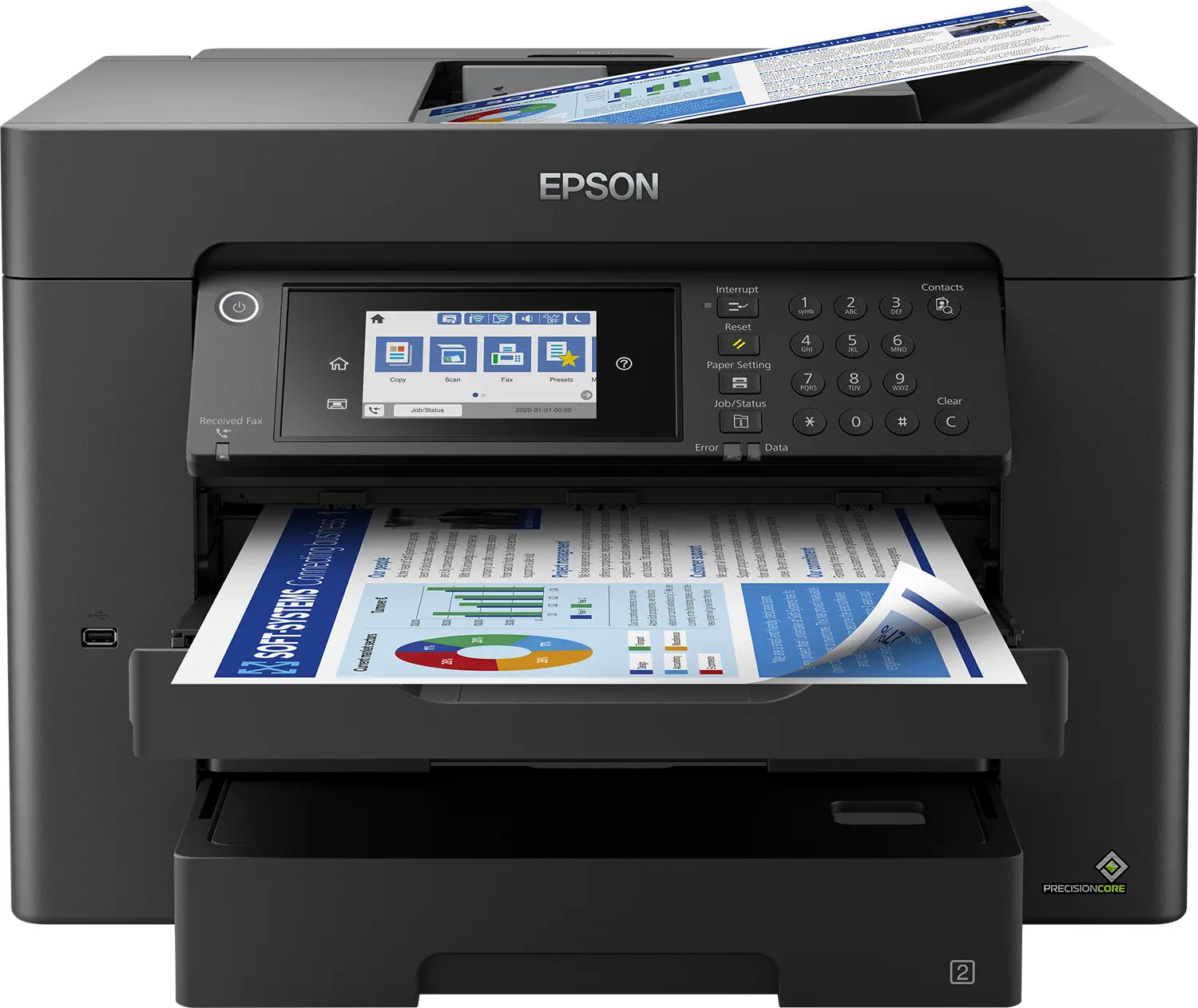 Multifunctional Epson WorkForce WF-7840DTWF (Black)