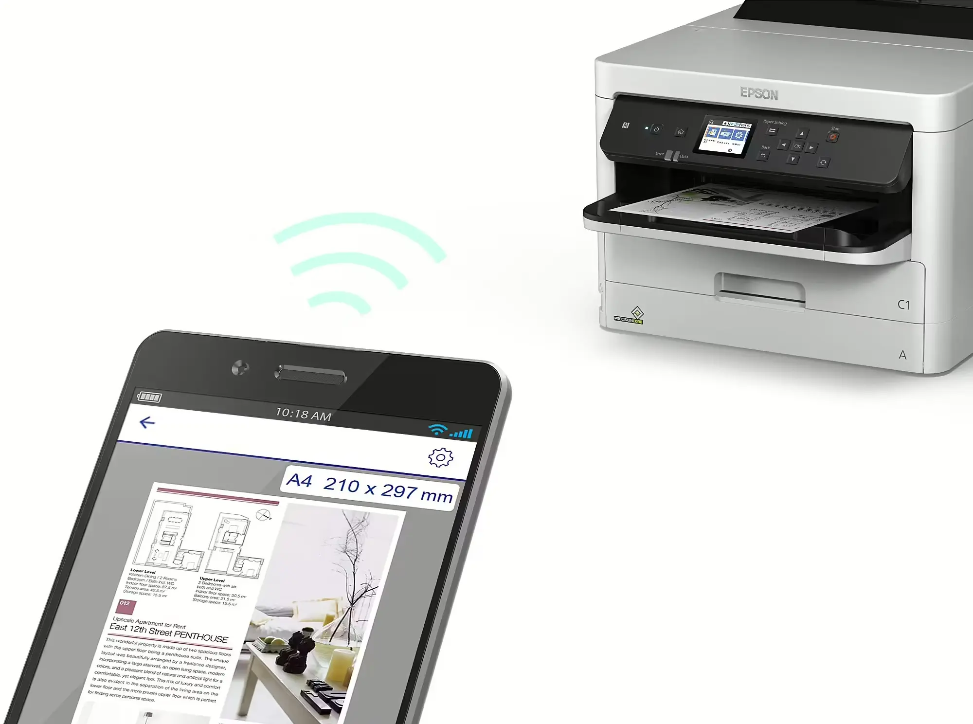 Принтер Epson WorkForce Pro WF-C529RDW (White)