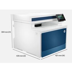 Multifunctional HP Color LaserJet Pro 4302fdw (White/Blue) Thumb
