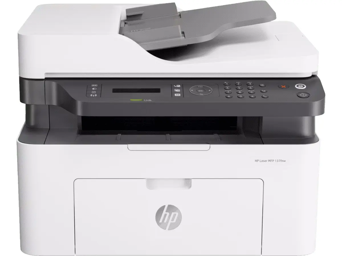 Multifunctional HP Laser 137fnw (White)