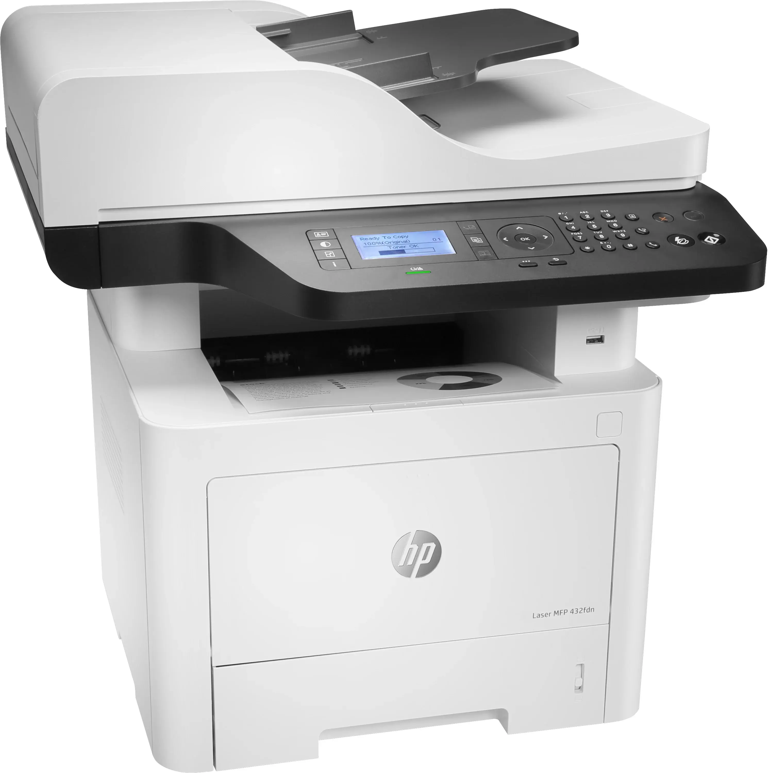 Multifunctional HP Laser 432fdn (White) - 2