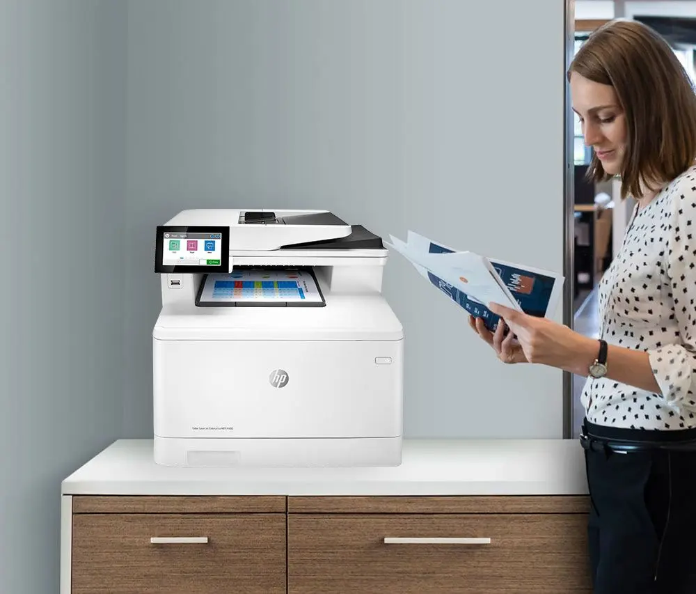 Multifunctional HP LaserJet Enterprise M480f (White)