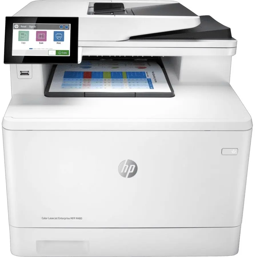 Multifunctional HP LaserJet Enterprise M480f (White)