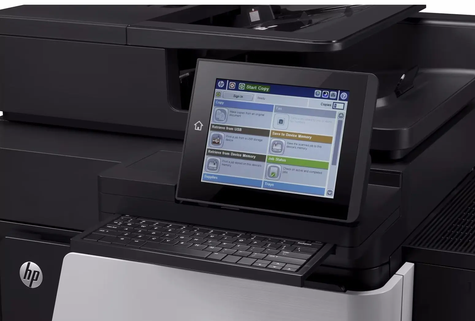 Multifunctional HP LaserJet Enterprise M830z (Black/White)