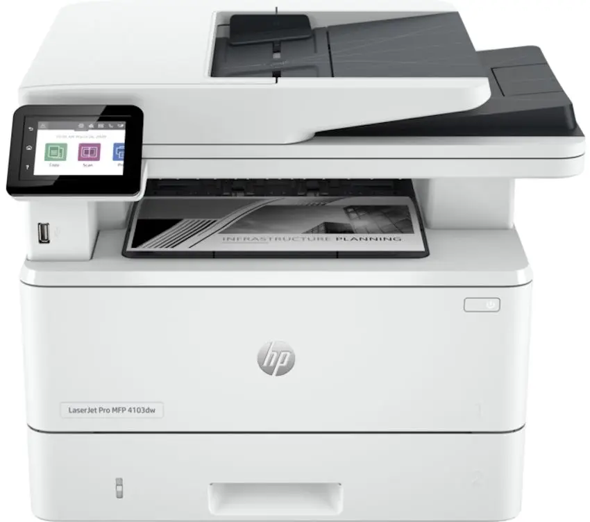 Multifunctional HP LaserJet Pro 4103dw (White)