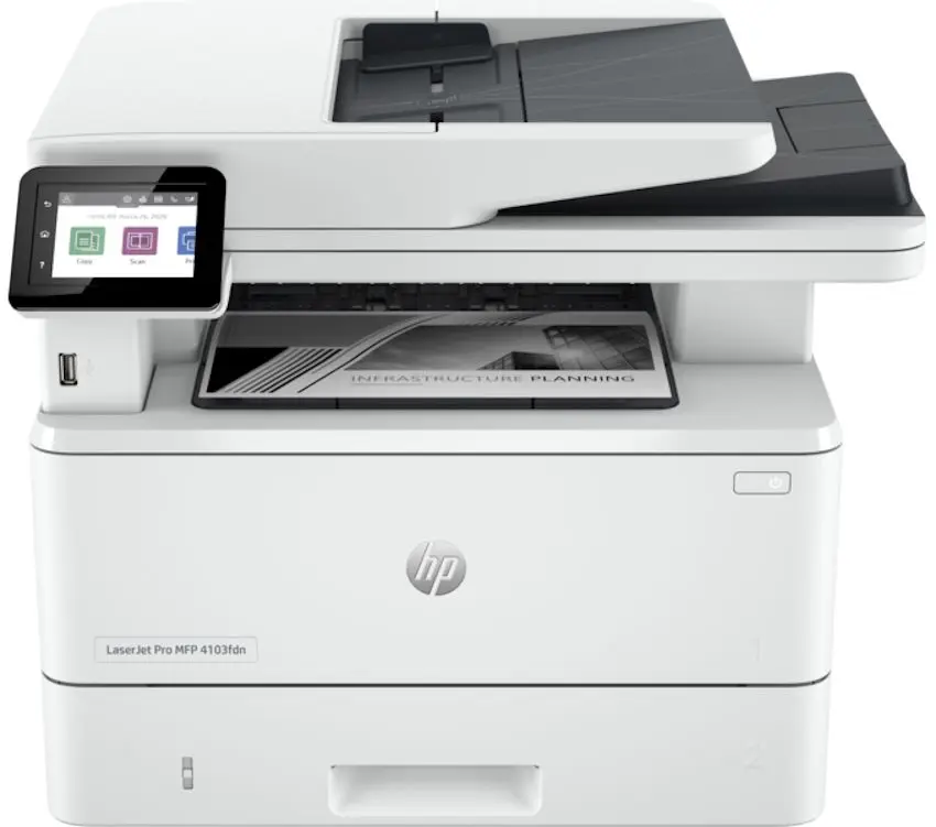 Multifunctional HP LaserJet Pro 4103fdn (White)