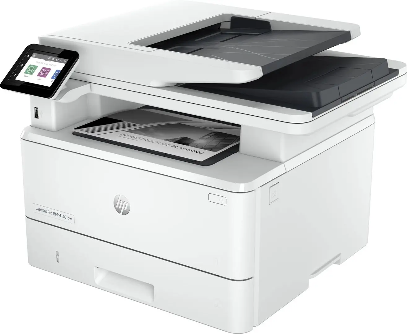 Multifunctional HP LaserJet Pro 4103fdw (White)