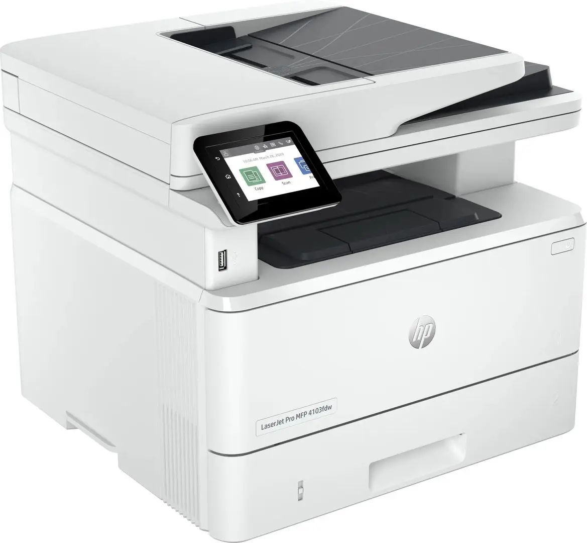 Multifunctional HP LaserJet Pro 4103fdw (White)
