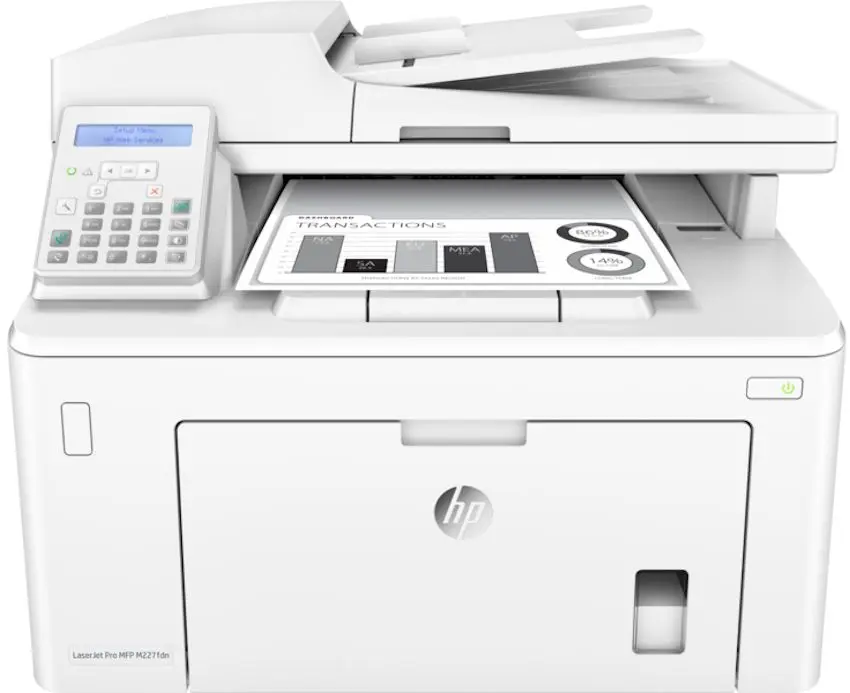 Multifunctional HP LaserJet Pro M227fdn (White)