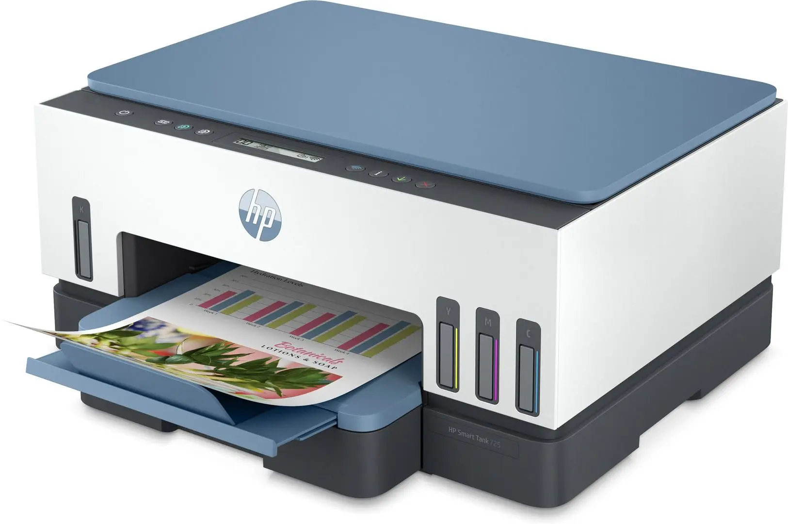 Multifunctional HP Smart Tank 725 (White/Blue)