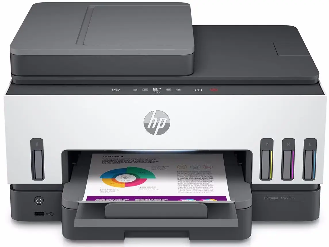 Multifunctional HP Smart Tank 7605 (White/Grey)