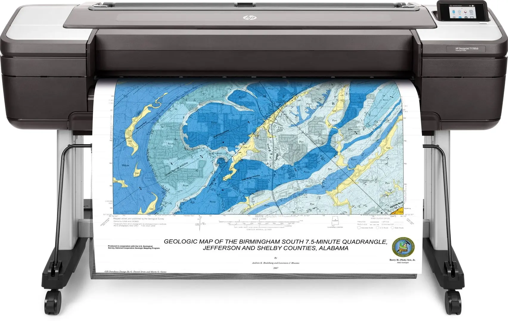 Plotter HP DesignJet T1700dr W6B56A (Black)