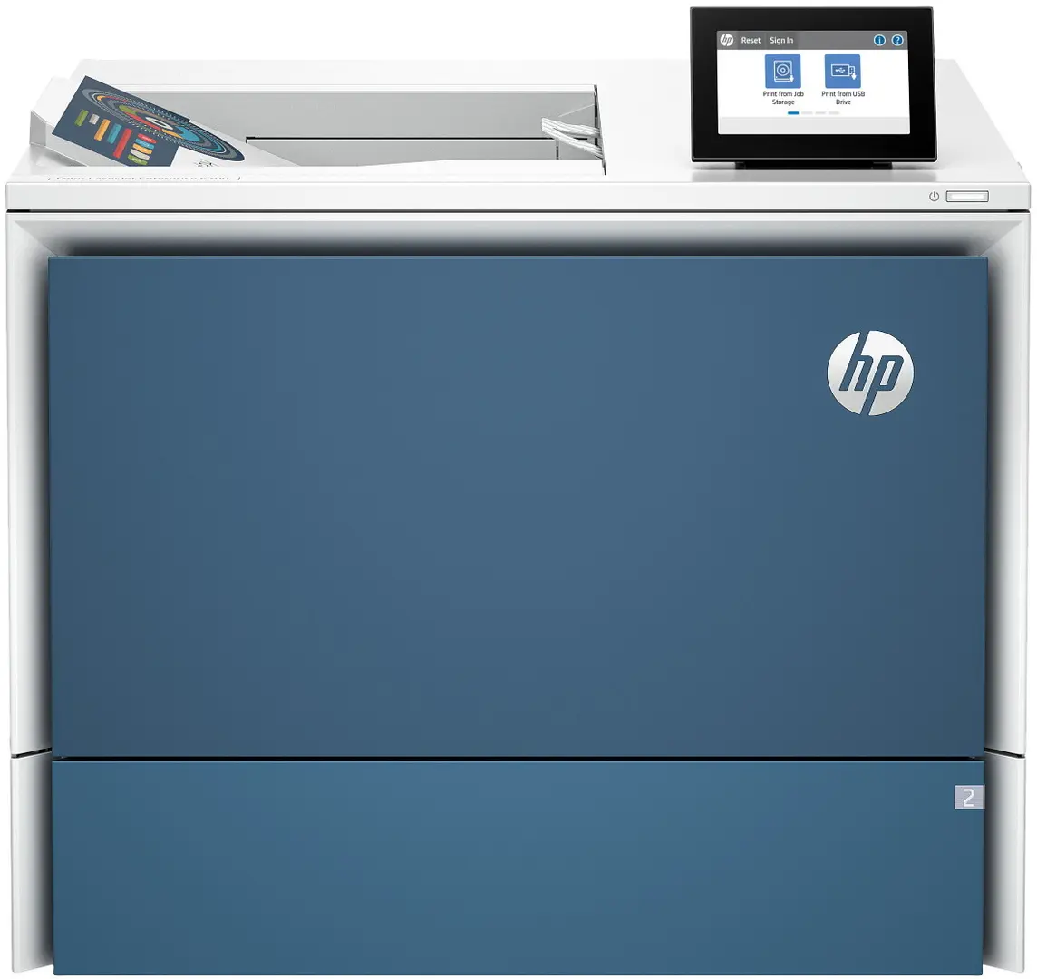 Imprimanta HP Color LaserJet Enterprise 6700dn (White/Blue)