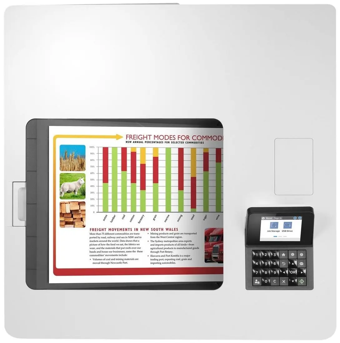 Принтер HP LaserJet Enterprise M554dn (White)