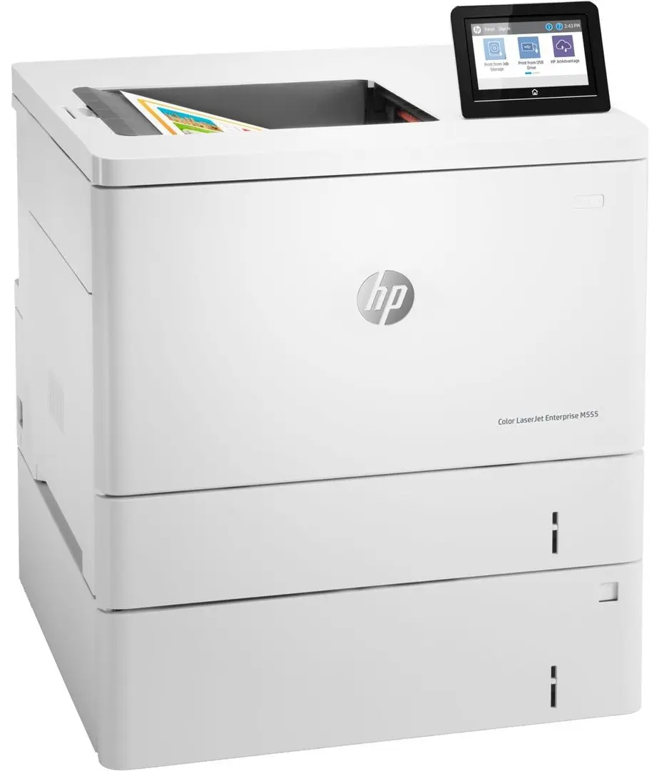 Printer HP LaserJet Enterprise M555x (White)