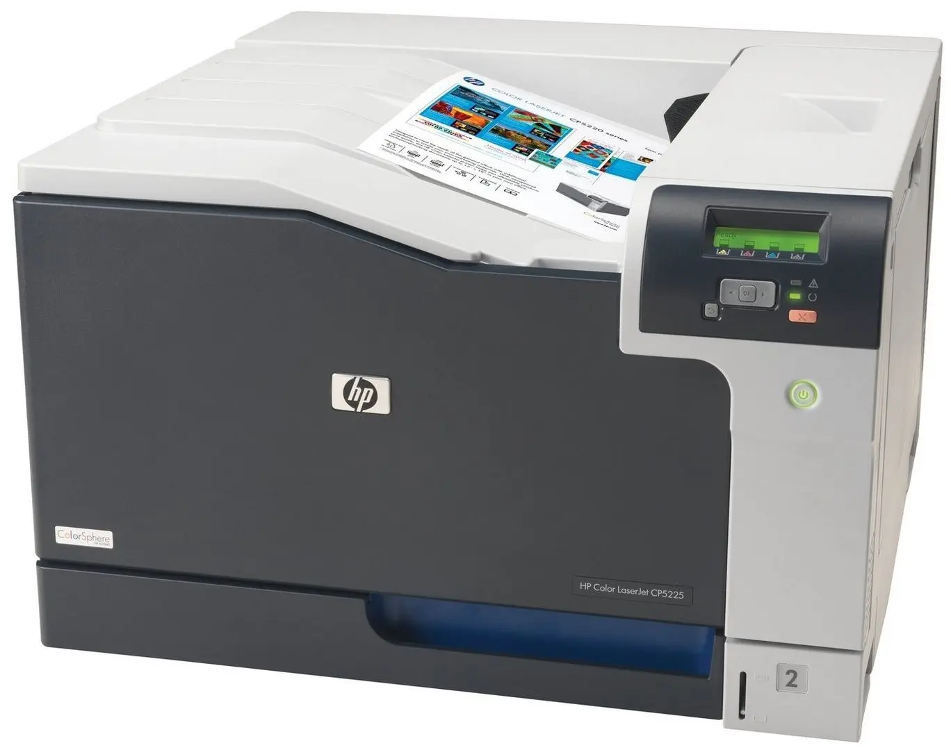 Imprimanta HP LaserJet Professional CP5225 (White/Grey)