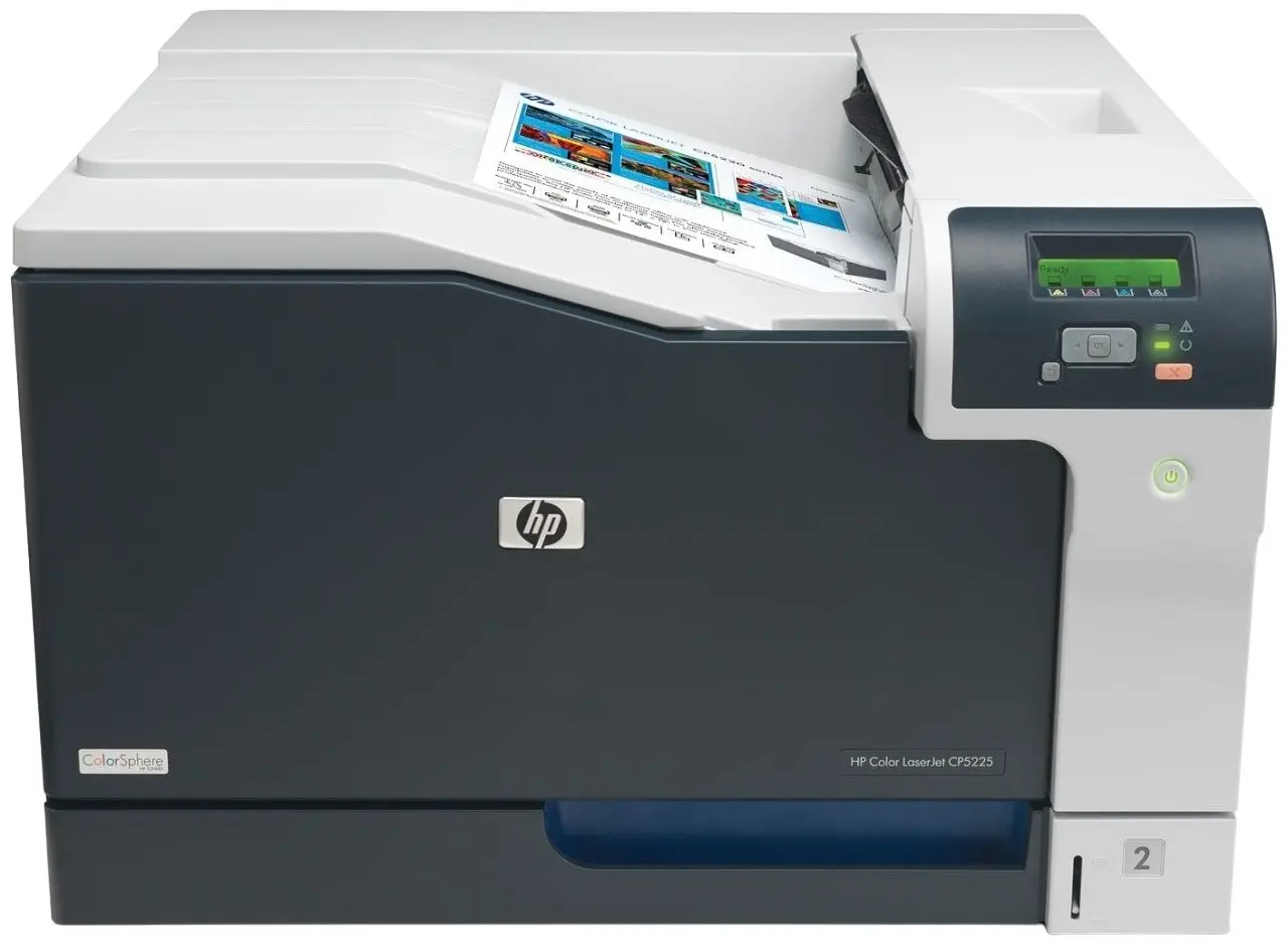 Printer HP LaserJet Professional CP5225n (White/Grey)