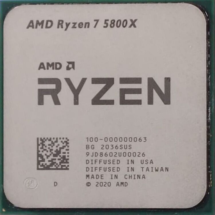 AMD Ryzen™ 7 5800X, Socket AM4, 3.8-4.7GHz (8C/16T)