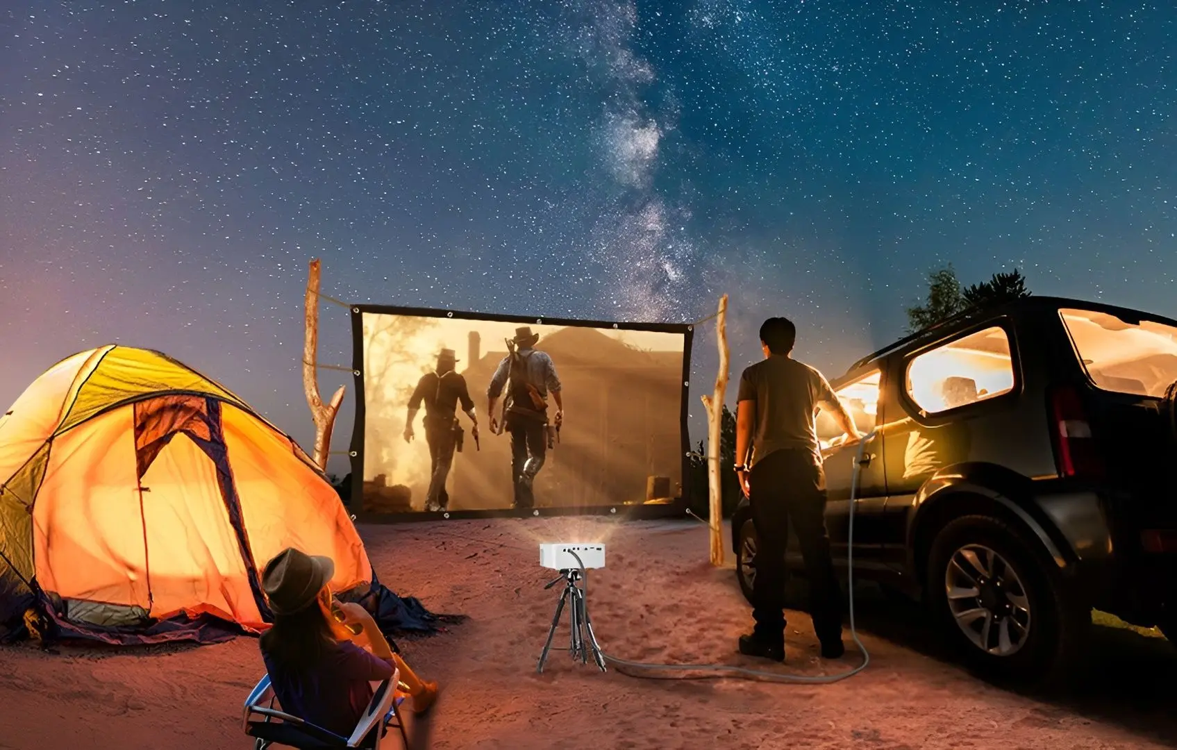 Проектор Byintek K7 (White) - 3