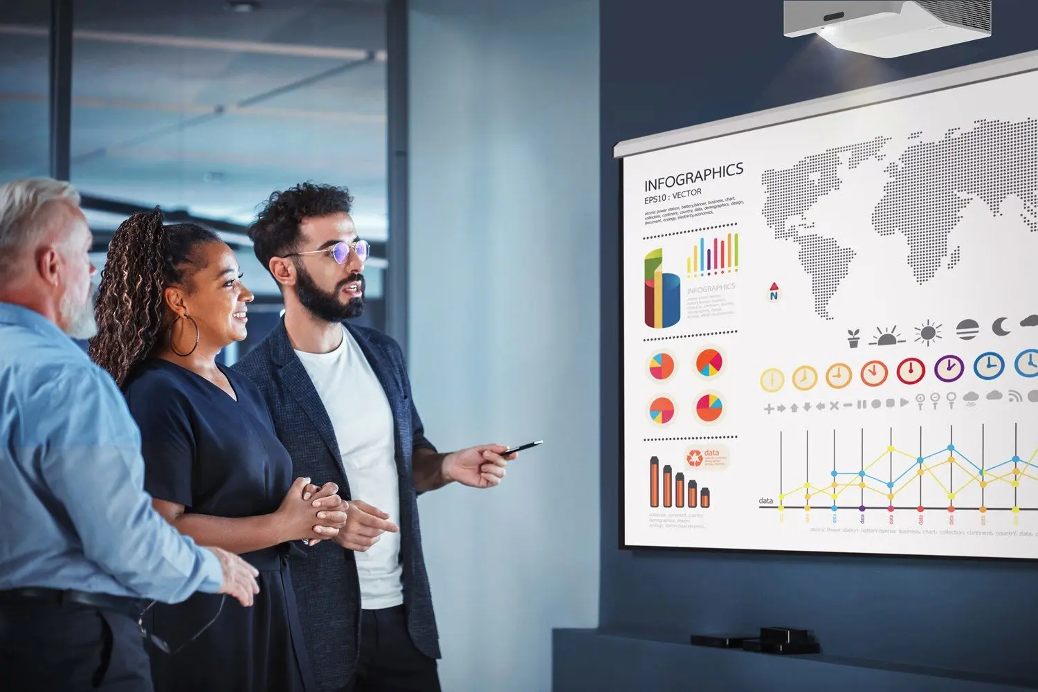 Proiector Optoma ZH430UST (White)